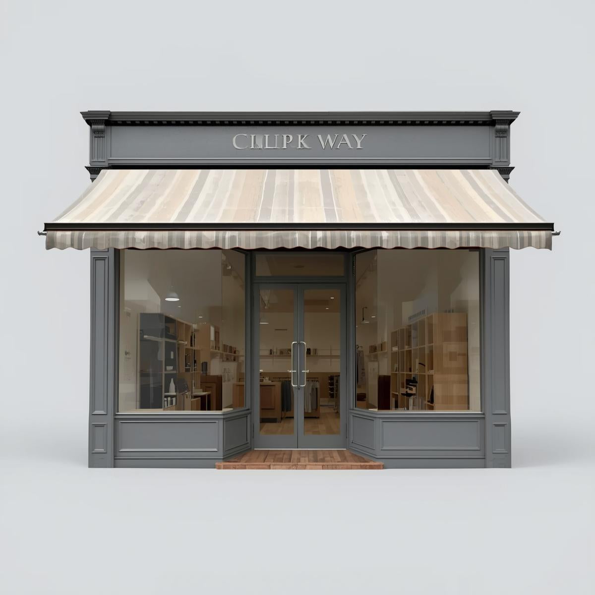 Shop Front Awning – Retractable Commercial Door & Window Canopy